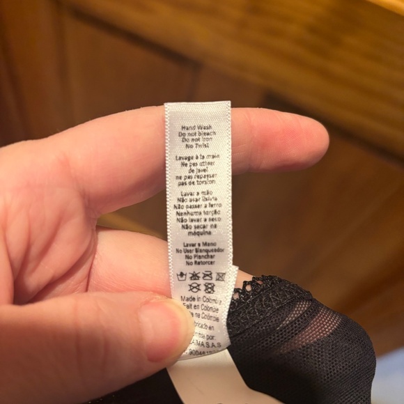 Mapale Lingerie 7487X Babydoll with Matching G String Black L/XL NWT - Picture 8 of 9